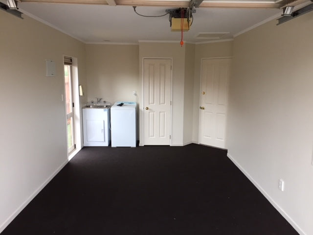 garage and laundry carpeted