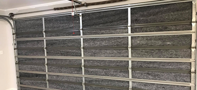Grey Garage Door Insulation NZ