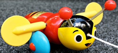 Buzzy Bee on Garage Carpet