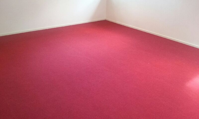 Red garage carpet 