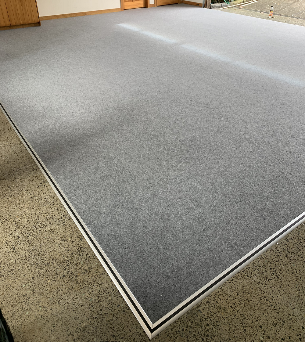 aluminium edging on right angle