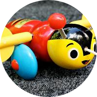 Buzzy Bee on Carpet - Affordable Garage Carpet