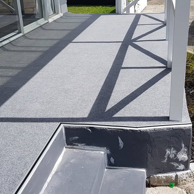 Patio / Deck with garage carpet - Affordable Garage Carpet NZ