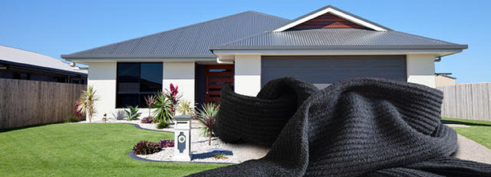 Garage Door Insulation. Home Wrapped In Scarf - Affordable Garage Carpet 