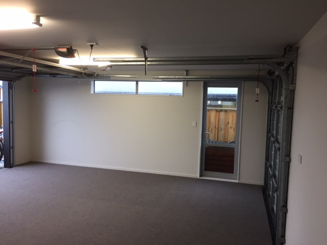 brown garage carpet laid