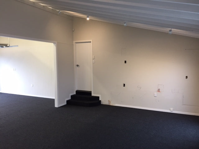 garage and stairs carpeted