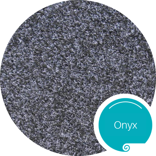 Elan Garage Carpet  - Colour: Charcoal with Blue Fleck (Blue Onyx)