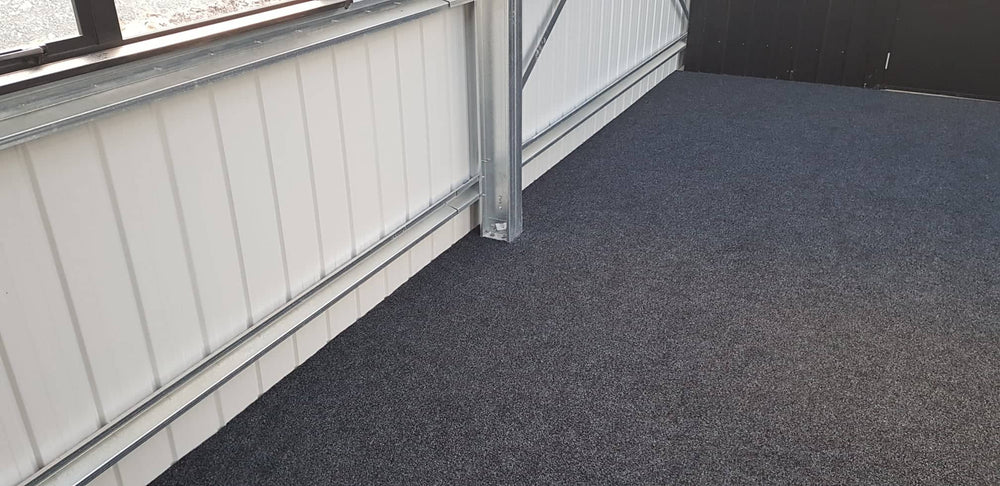 shed with carpet