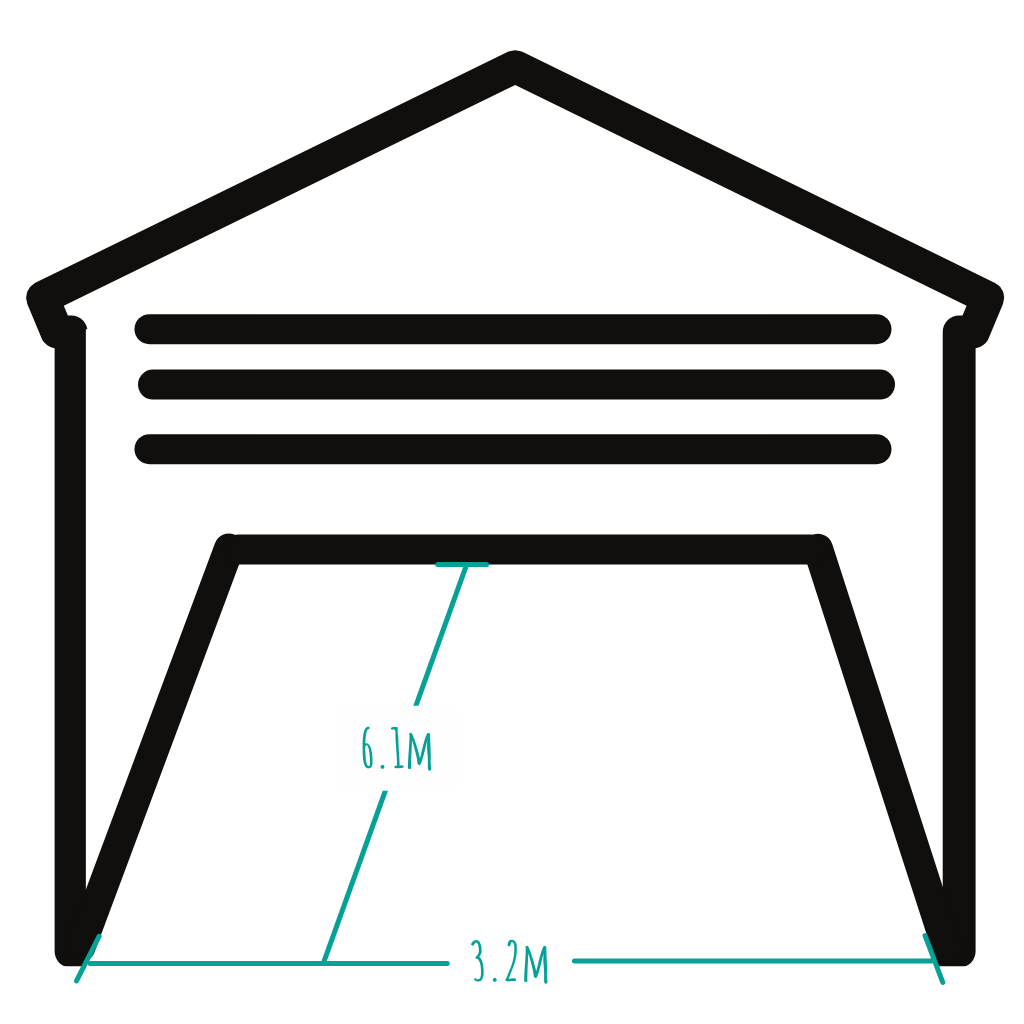 "Standard Sized" Single Garage (19.5m2)